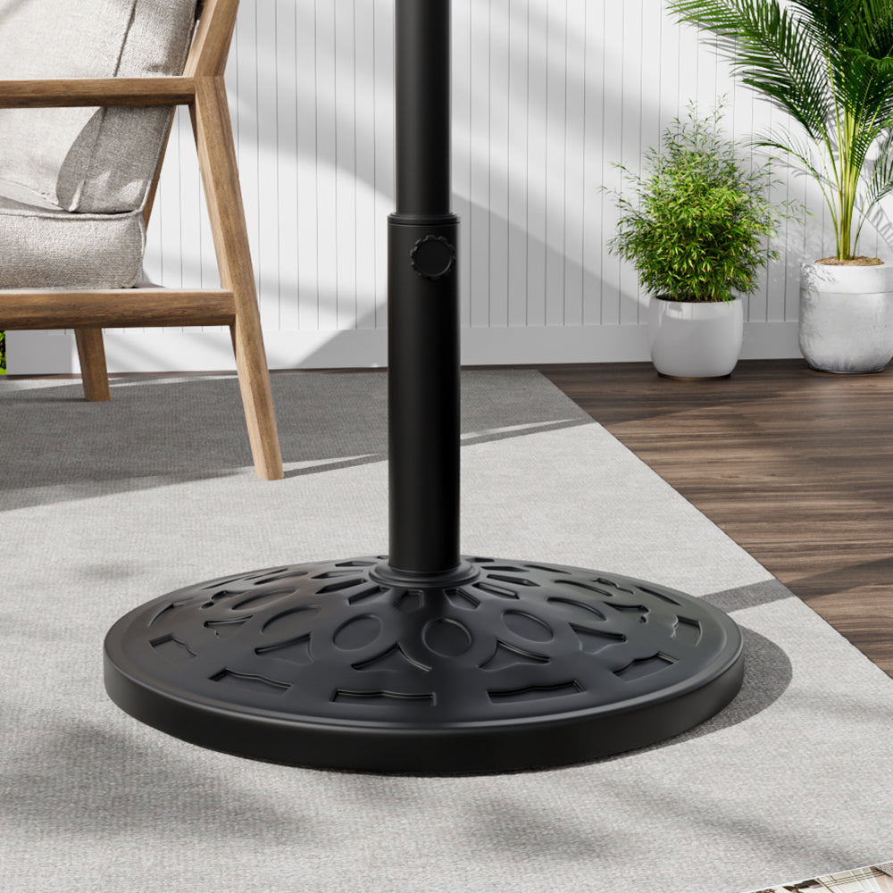 Durable Resin Parasol Base Weather Resistant Garden Parasol Stand
